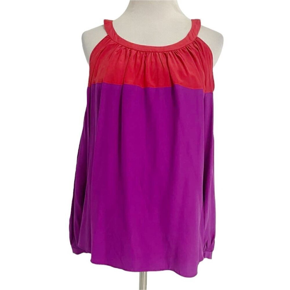 Alice & Trixie Size Small Silk Top Blouse Cold Shoulder